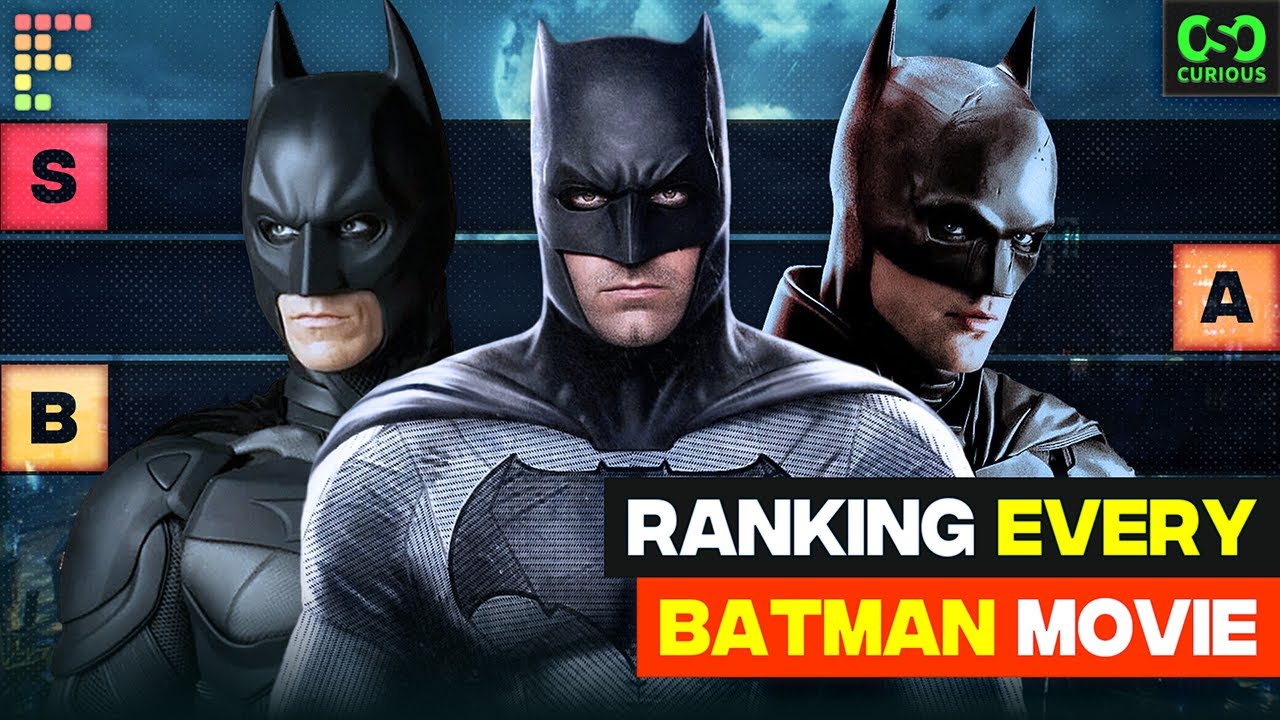 EVERY Batman Movie Ranked: Worst to Best! - Tier List Tuesdays #6 - YouTube