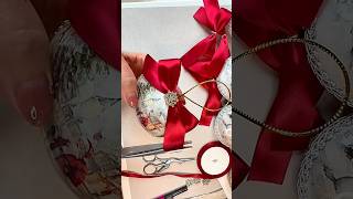 Free DIY tutorial how to make a ribbon bow easy with template #diy #бантики #handmade #bow #tutorial