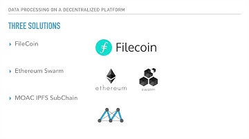 Data Processing on Decentralized Platform
