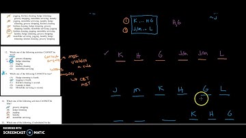 LSAT: Logic Games: Strict Sequencing 1: Q/A 2