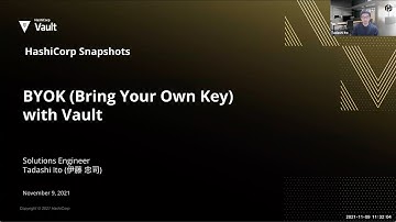 HashiCorp VaultのBYOK (Bring Your Own Key)