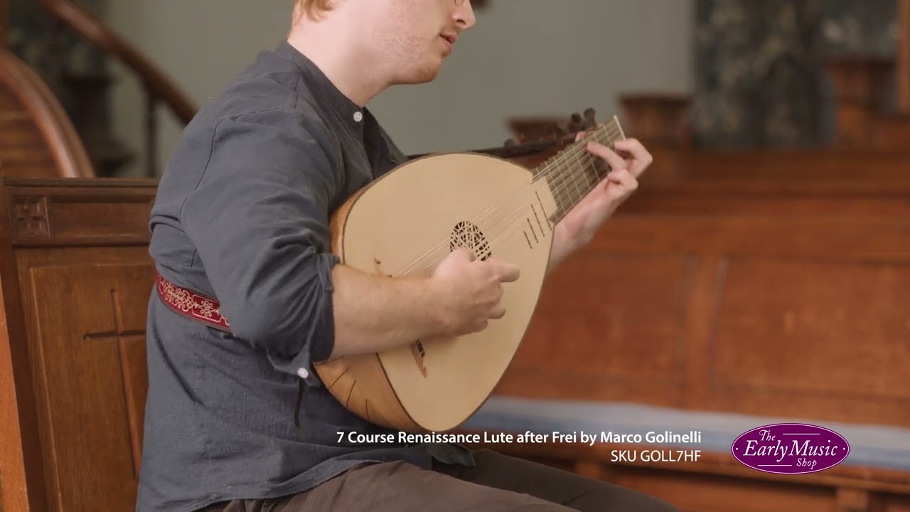 7 Course Renaissance Lute after Frei by Marco Golinelli - YouTube