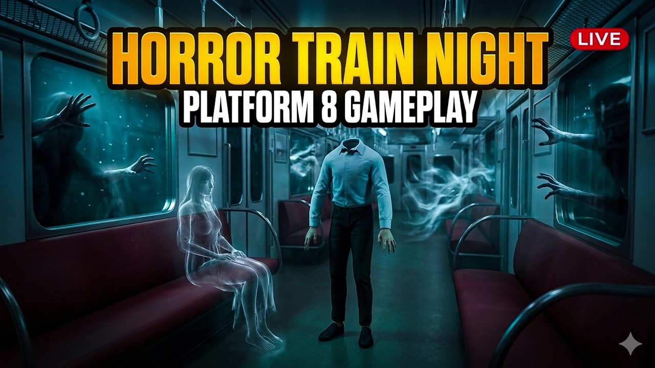 Horror Train Platform 8 Horror Live 😨 Road To 1k Subscribers | AlwaysFury