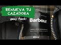 Como limpiar y encerar un Barbour o belstaff paso a paso. Impermeabilizar cazadora moto