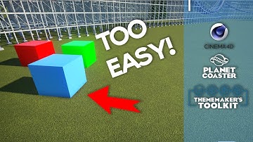 Planet Coaster Custom Scenery with Cinema 4D and Thememaker