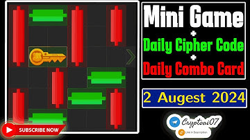 How To Play And Complete Hamster Kombat Mini Game Today ( 2 August) | Daily Combo Card & Cipher Code