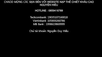 HƯỚNG DẪN NẠP THẺ CHIẾT KHẤU CAO ( banmai - nap3s - loadai )