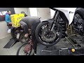 Tyre change YAMAHA TRACER 900