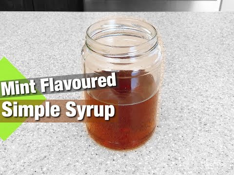 How To Make A Simple Syrup With Mint