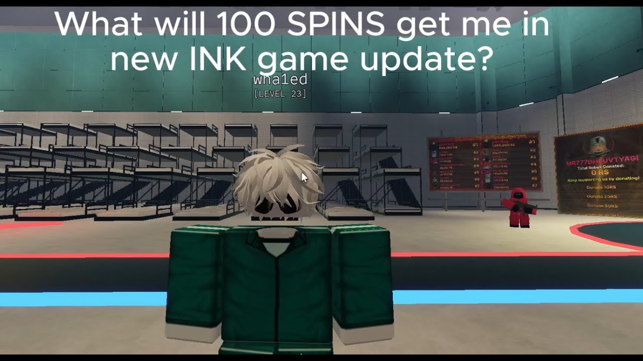 100 SPINS | INK GAME UPDATE | PEABERT LOCATIONS - YouTube