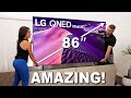 Amazing 86" LG QNED85 4k Mini-LED TV