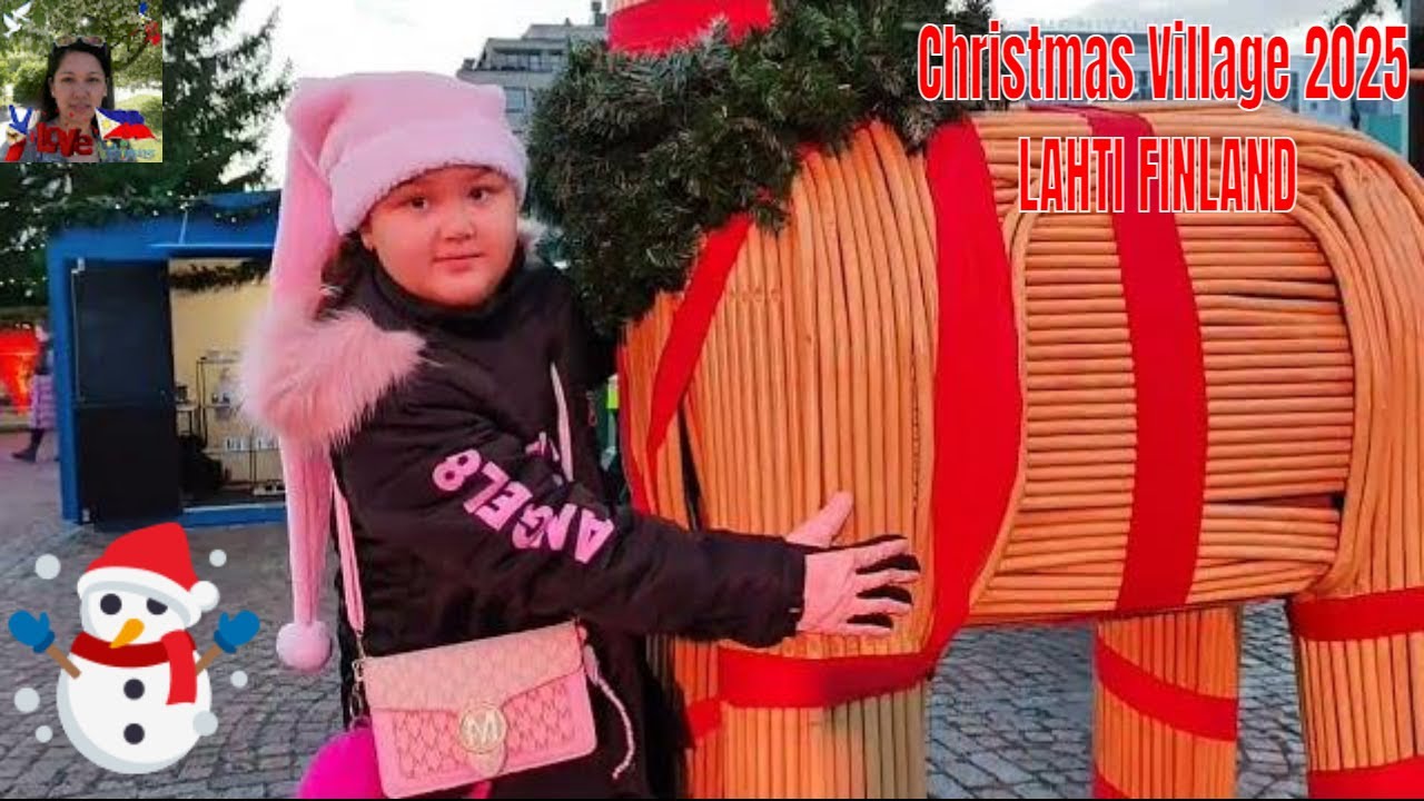 Christmas Village in Square Market Lahti Finland 2025 🎄🎅
