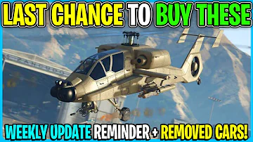 LAST CHANCE To Take Advantage Of This Weeks GTA Online Weekly Update Deals & Discounts!