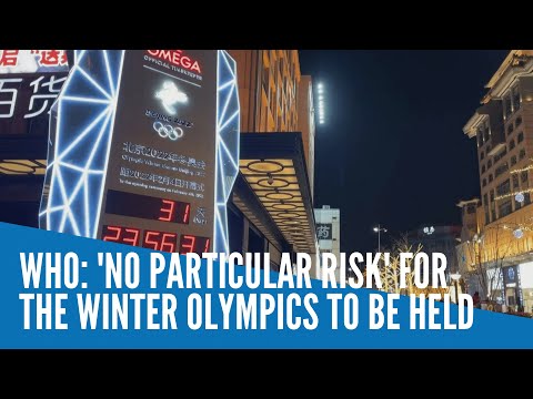 WHO: 'No particular risk' for the Winter Olympics to be held