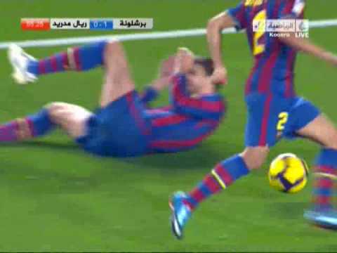 ريال مدريد برشلونة 2009 2010 ضربة الجزاء التي لم تحتسب لريال مدريد