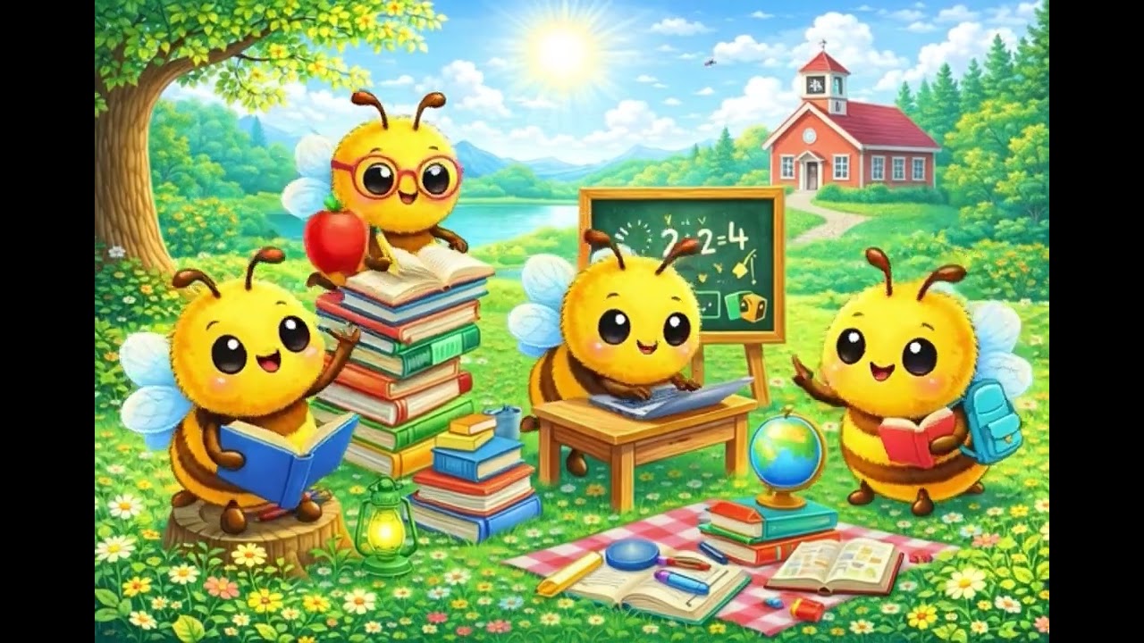 🎵 Welcome to Our Happy World 🐝 | Cute Kids Song | Fun Learning & Smiles 🌈