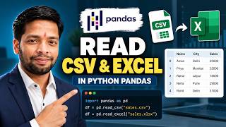 #5 Pandas Sikho Series | Read CSV & Excel Files in Pandas Python Hindi News