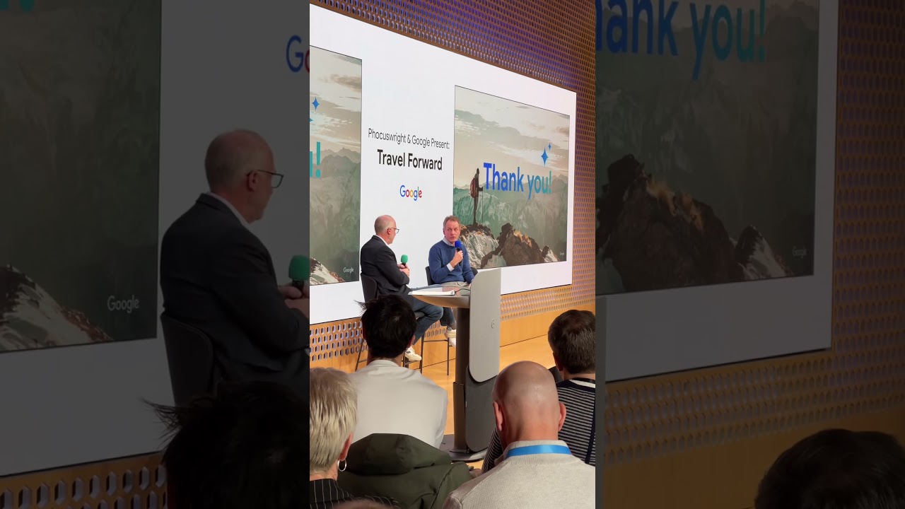 This is how you launch a new report - #Phocuswright x Google present Travel Forward