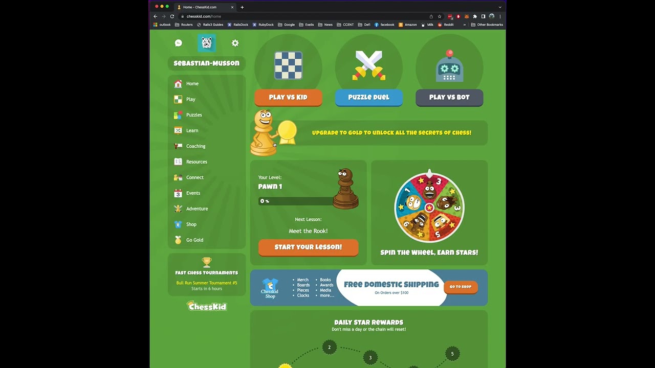 How To Join a Tournament on ChessKid.com