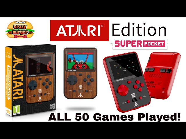 Super Pocket Atari Edition - ALL 50 Games Played! - YouTube