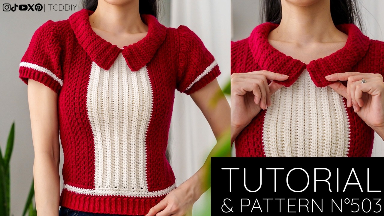 How to Crochet a Polo Tee | Pattern & Tutorial DIY