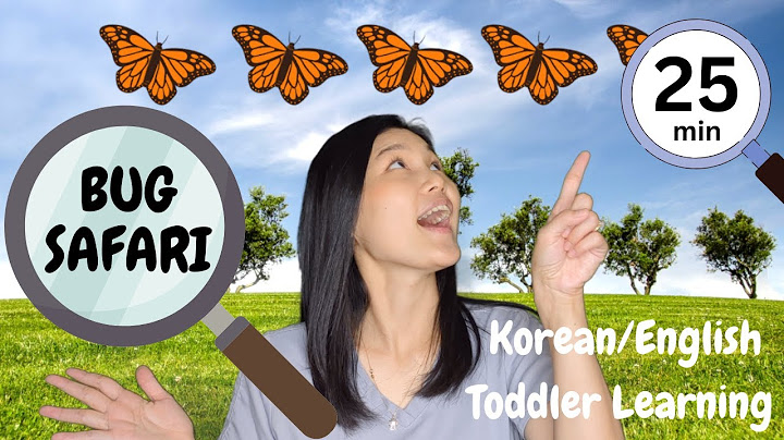 Bug Safari l Numbers l Similar/Different l Toddler Learning l Korean/English Bilingual Education