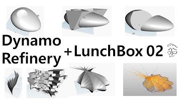 Revit DYNAMO Lunchbox 02 Refinery tutorial 005 geometry 제너레이티브 디자인 다이나모 교육
