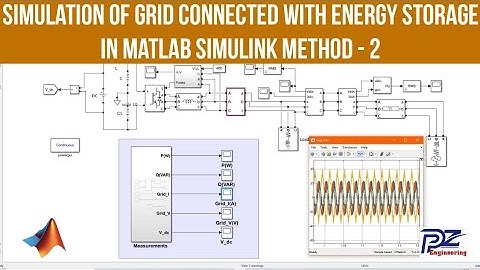 Simulation of Grid Connected with Battery in MATLAB Simulink - method 2