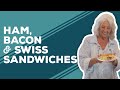 Love & Best Dishes: Baked Ham, Bacon & Swiss Sandwiches Recipe