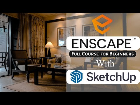 Enscape Tutorial Sketchup in Hindi | Enscape full Course for Beginners