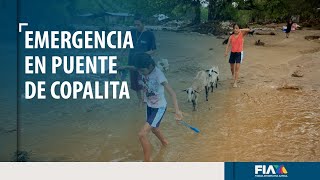 Casas bajo el lodo en Puente Copalita, Oaxaca, tras el paso de Agatha