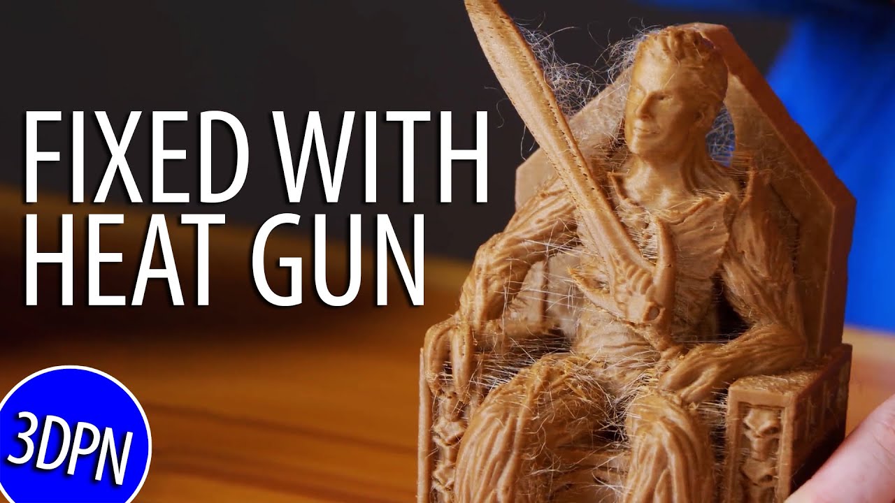 Treelon Stringy Wood Filament Fixed With A Heat Gun Teamtrees Youtube