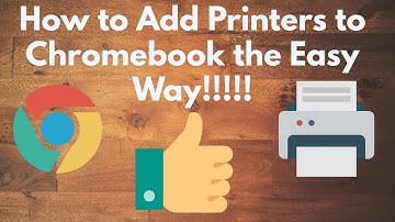 How to Add Printers to Chromebook the Easy Way!