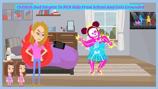 Childish Dad Forgets To Pick Up Kids From School