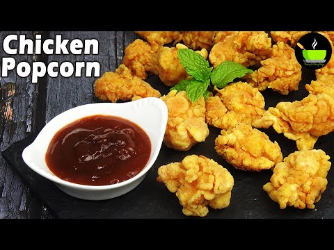 Crispy Chicken Popcorn | KFC Style Chicken Popcorn | Homemade KFC Style Popcorn Chicken | Starters | She Cooks