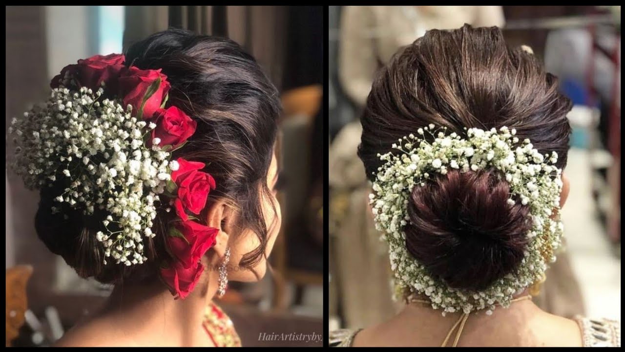 Quick & Easy Hair Styles for Saree in Wedding