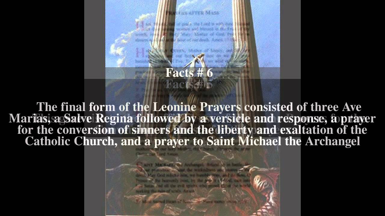 Leonine Prayers Top # 8 Facts - YouTube