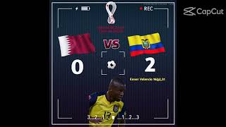 Qatar vs Ecuador #scorer  #shortsvideo #videos Now