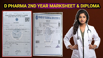 BTEUP D Pharma 2nd Year Marksheet & Diploma Download | Final Year Result 2025 Update