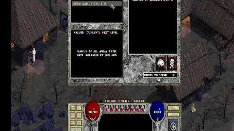 Diablo 1 the Hell 3 mod - inquisitor devastator build from horror