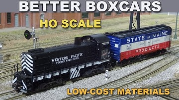 BETTER MODEL RAILROAD BOXCARS