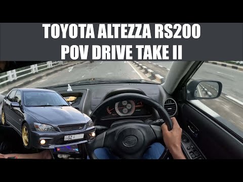 Toyota Altezza RS200 (Lexus IS200) POV Drive