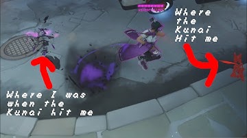 Kiriko has an impressive hitbox on those Kunai