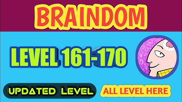 Braindom level 161-170 | UPDATED GAME | LOOKUP GAMING