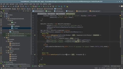 Android Studio con retrofit en español
