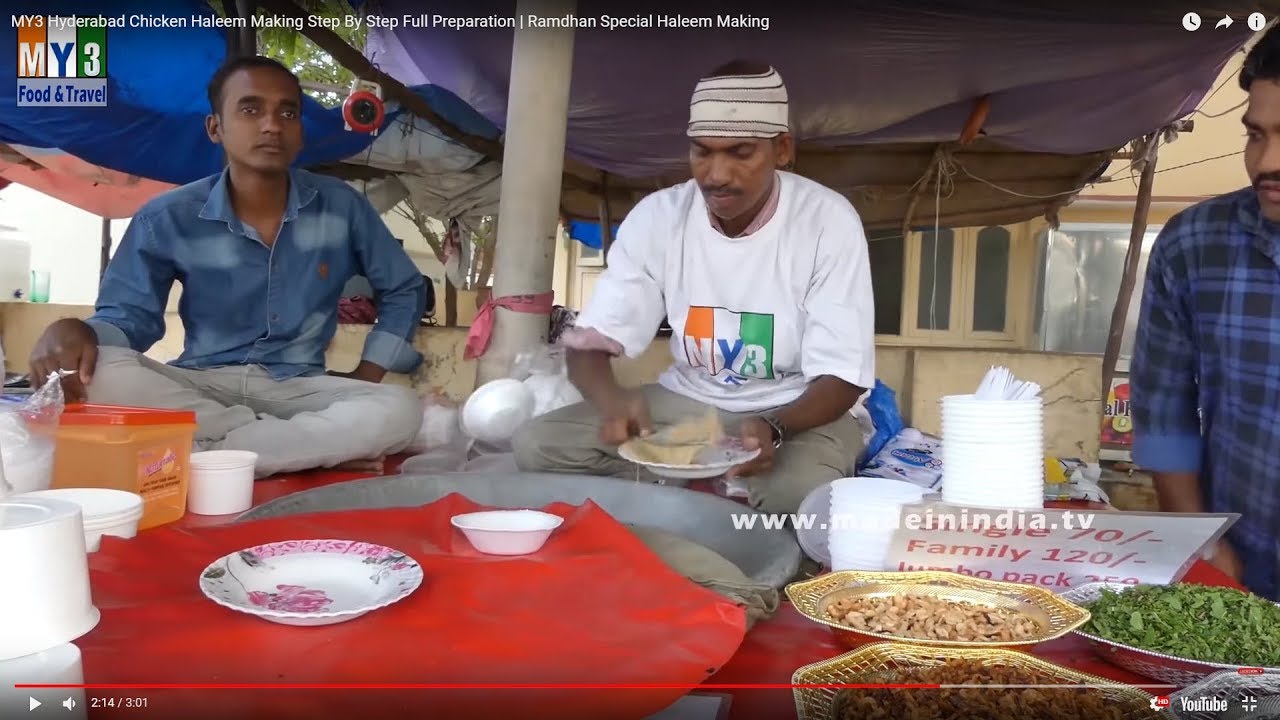 Hyderabad Chicken Haleem Making Step By Step Full Preparation | Ramdhan Special Haleem Making | STREET FOOD