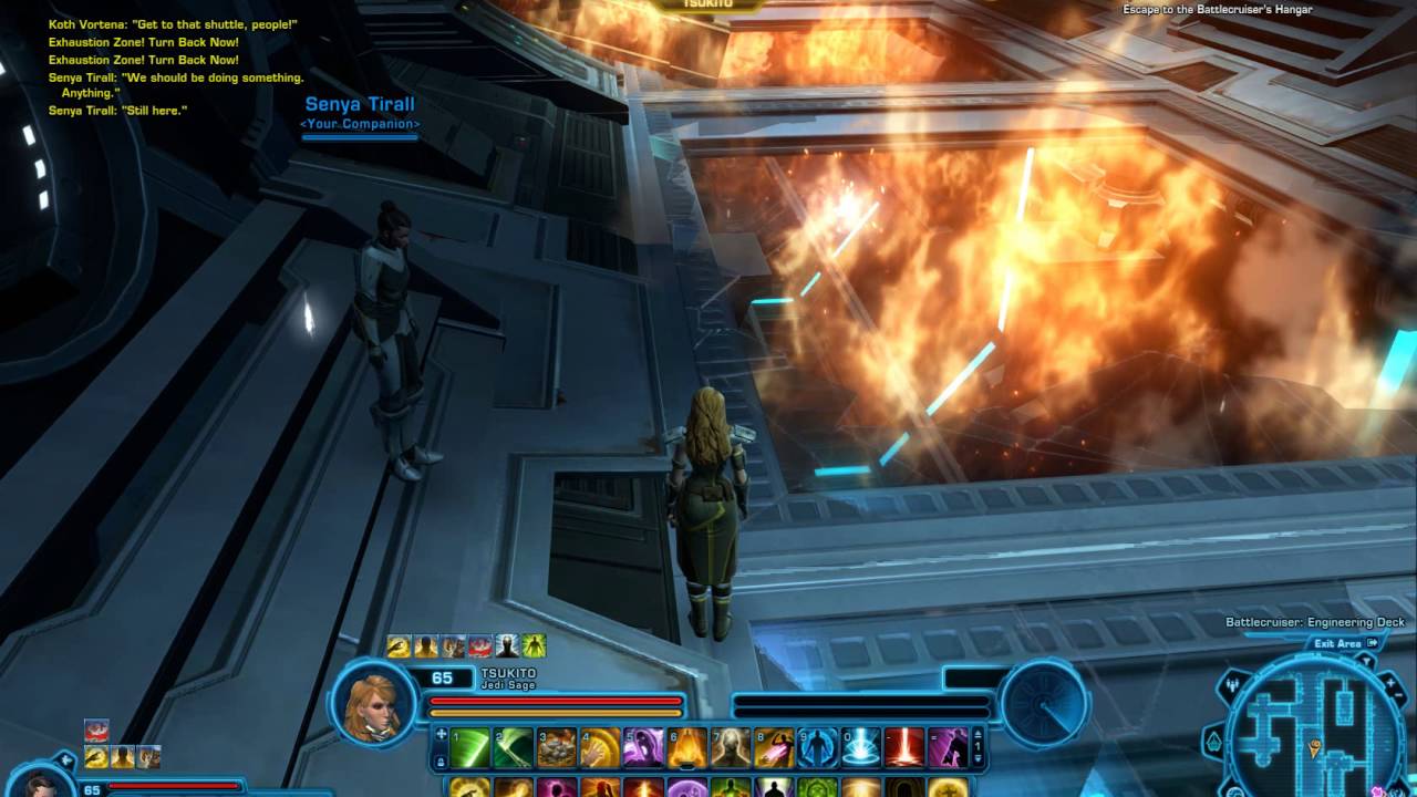 Swtor Jedi Consular Exhaustion Zone! Turn Back Now! Battlecruiser
