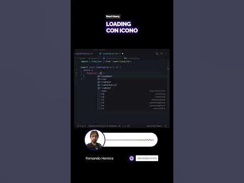 TanStack - React Query: Icon Loader - YouTube