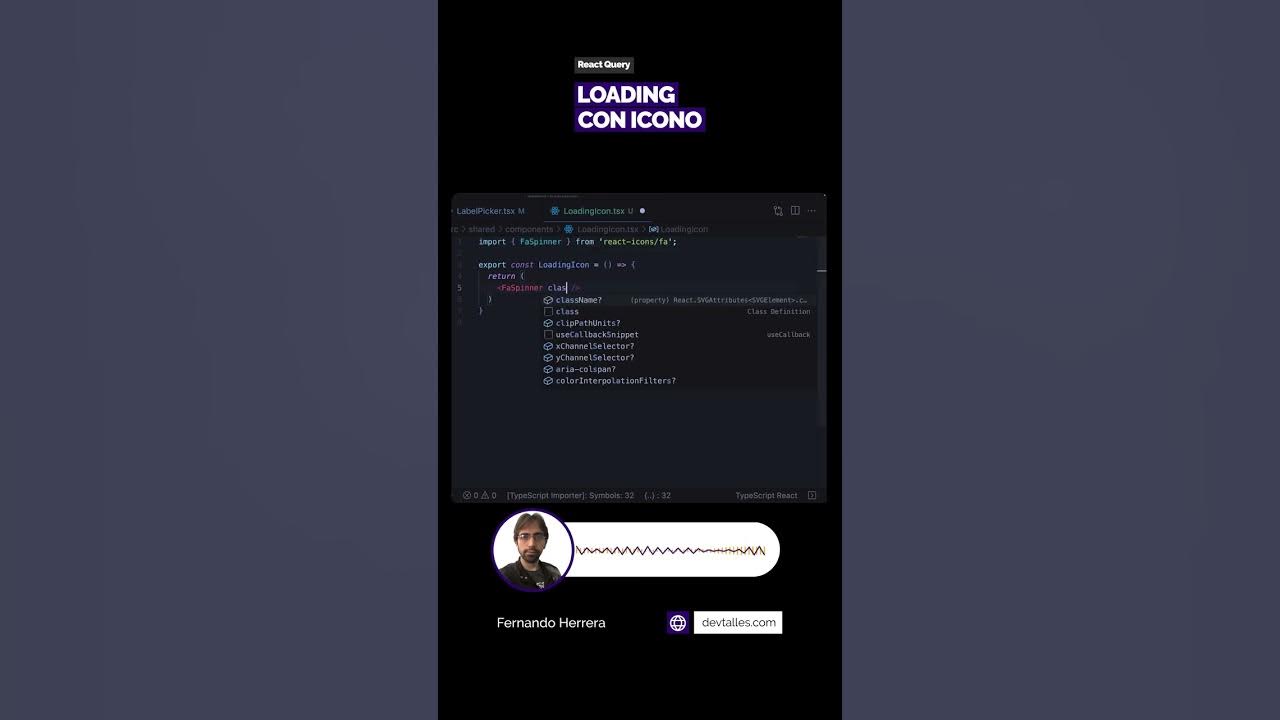 TanStack - React Query: Icon Loader - YouTube