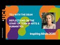 Tea with the Dean: Reflections on the Start of Term in Arts &amp; Humanities